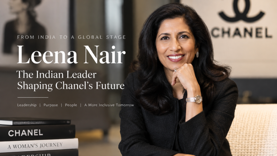 Leena Nair, Chanel CEO, featured in a leadership portrait